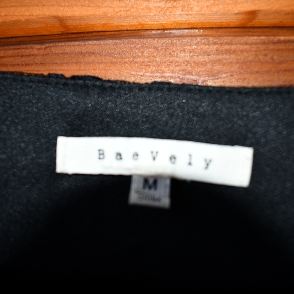 Lace Babydoll Dress In Black - Picture 8 of 10